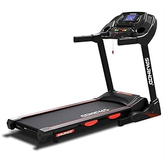 STC-5250 (5 HP AC Motor) Semi-Commercial Treadmill (Free Installation Service) - Automatic Motorized Walking & Running Machine with Auto Incline