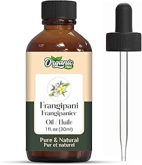 - Organic Zing Frangipani (Plumeria alba) Oil | Pure & Natural Essential Oil for Skincare, Massage, Aroma & Diffuser - 30ml/1.01fl oz