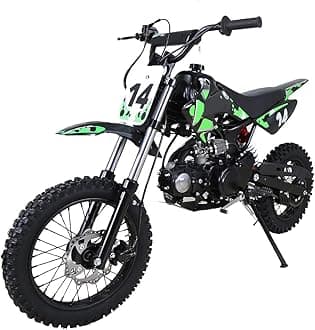 X-PRO 110cc Dirt Bike Pit Bike Kids Dirt Pitbike 110 Dirt Pit Bike (Green)