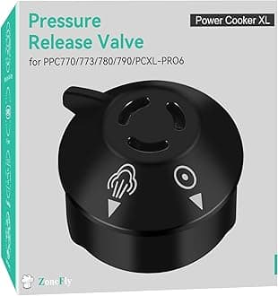 Original Pressure Release Valve Compatible with Power Cooker Pressure Cooker XL Including PPC770, PPC773, PPC780, PPC790, PCXL-PRO6. Emeril Lagasse Pressure 6Qt 8Qt
