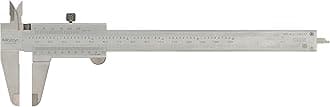 Mitutoyo 530-312 Vernier Caliper, 0-150mm Range, 0.02mm Resolution, ±0.03mm Accuracy, 40mm Jaw, Stainless Steel Satin Chrome Finish, Four-Way Measurement, Meets Federal Accuracy Specs GGG-C-111B