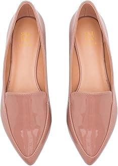 LEHOOR Women Casual Pointed Toe Loafer Flats Shoes Slip On Suede Penny Loafers Flat Heel Closed Pointy Toe Driver Coach Office Loafers Crocodile Snakeskin Flats Dressy Comfort Retro Fall 4-11 M US