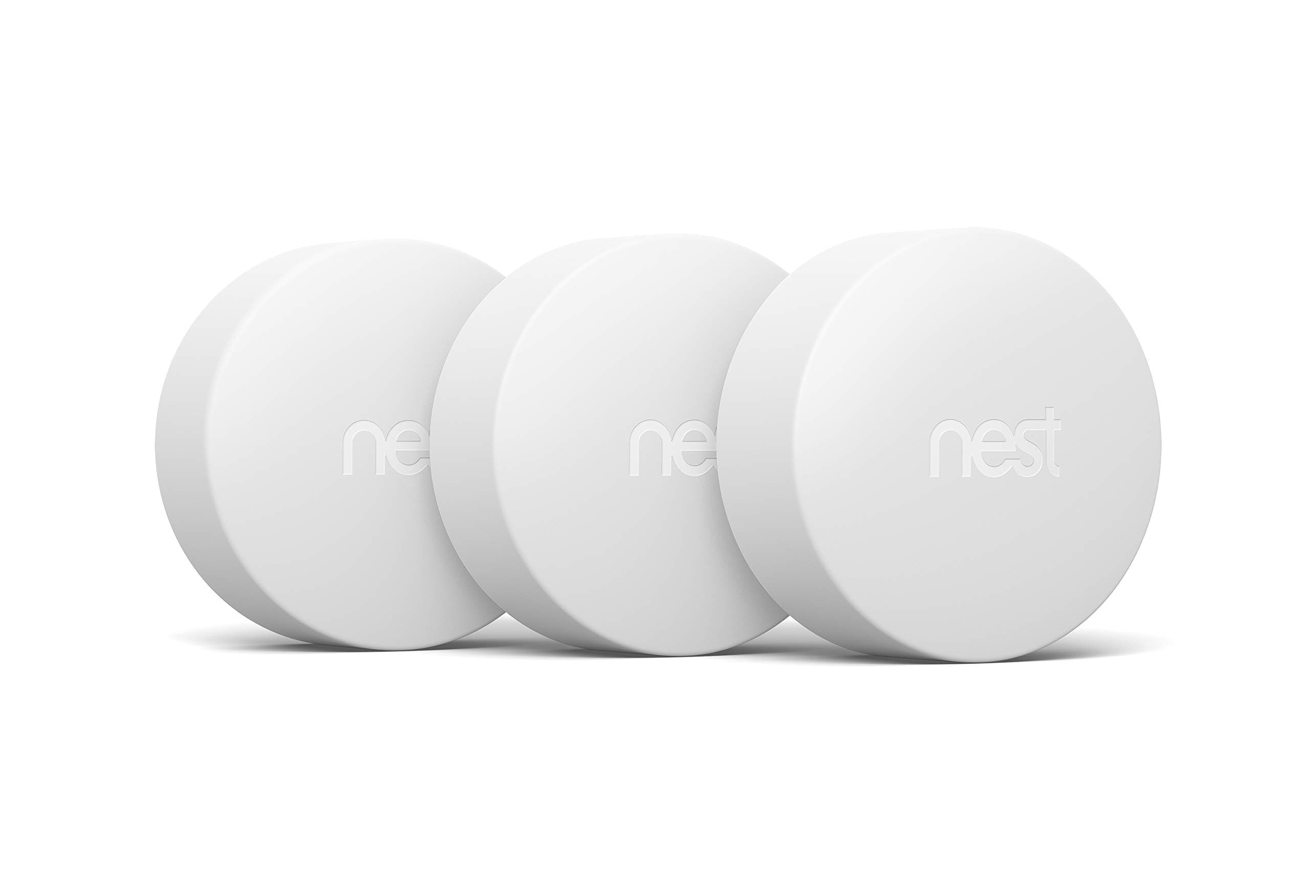 Google Nest Temperature Sensor 3 Count Pack - Nest Thermostat Sensor - Nest Sensor That Works with Nest Learning Thermostat and Nest Thermostat E - Smart Home