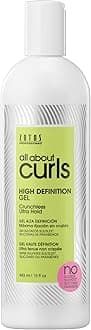 All About Curls High Definition Gel | Crunchless Ultra Hold | Define, Moisturize, De-Frizz | All Curly Hair Types | Vegan & Cruelty Free | Sulfate Free | 15 Fl Oz