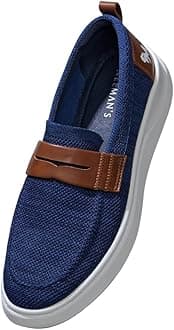 Neeman's The Brunch Loafers for Men | Comfortable, Flexible & Breathable Knitted Upper and Faux Leather