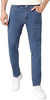 Urbano FashionMen's Slim Fit Washed Jeans Stretchable
