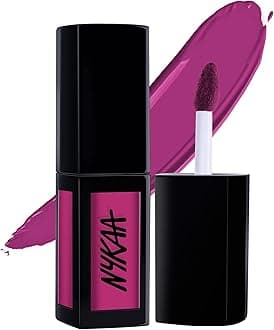 Nykaa Matte To Last ! Liquid Lipstick Collection - Purple - Intense Matte Color | Long-Lasting | Lightweight & Comfortable | 24-Hour Freshness | Precise Application - Jaan 12 (5 ml)