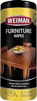 Furniture Wipes, Beautify & Protect, No Build-Up, Contains UVX-15, Pleasant Scent, Surface Safe – 30 count