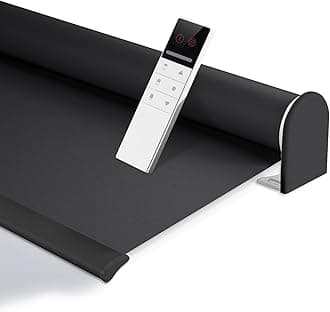 ZSHINE Motorized Blackout Window Blinds Customize Width (23-95 Inches) Remote Control Wireless and Rechargeable Window Roller Shades for, Home, Office, Hotel, Club, Restaurant and Cinema… (82010M)