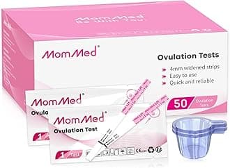 - Ovulation Test Strips, 50 LH Ovulation Predictor Kit with 50 Collection Cups, Accurately Track Ovulation Test, High Sensitivity Result for Women Home Testing