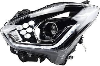 Headlamp For Maruti For Suzuki For Swift For Dzire 2018-2021 Car Front Headlight Head Lamp Styling Dynamic Turn Signal Lens Automotive Car Headlight Covers (Color : Right Hand Drive)