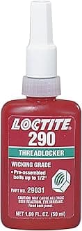 29031 290 Green Wicking Grade Threadlockers, 1.69 oz., 50 mL