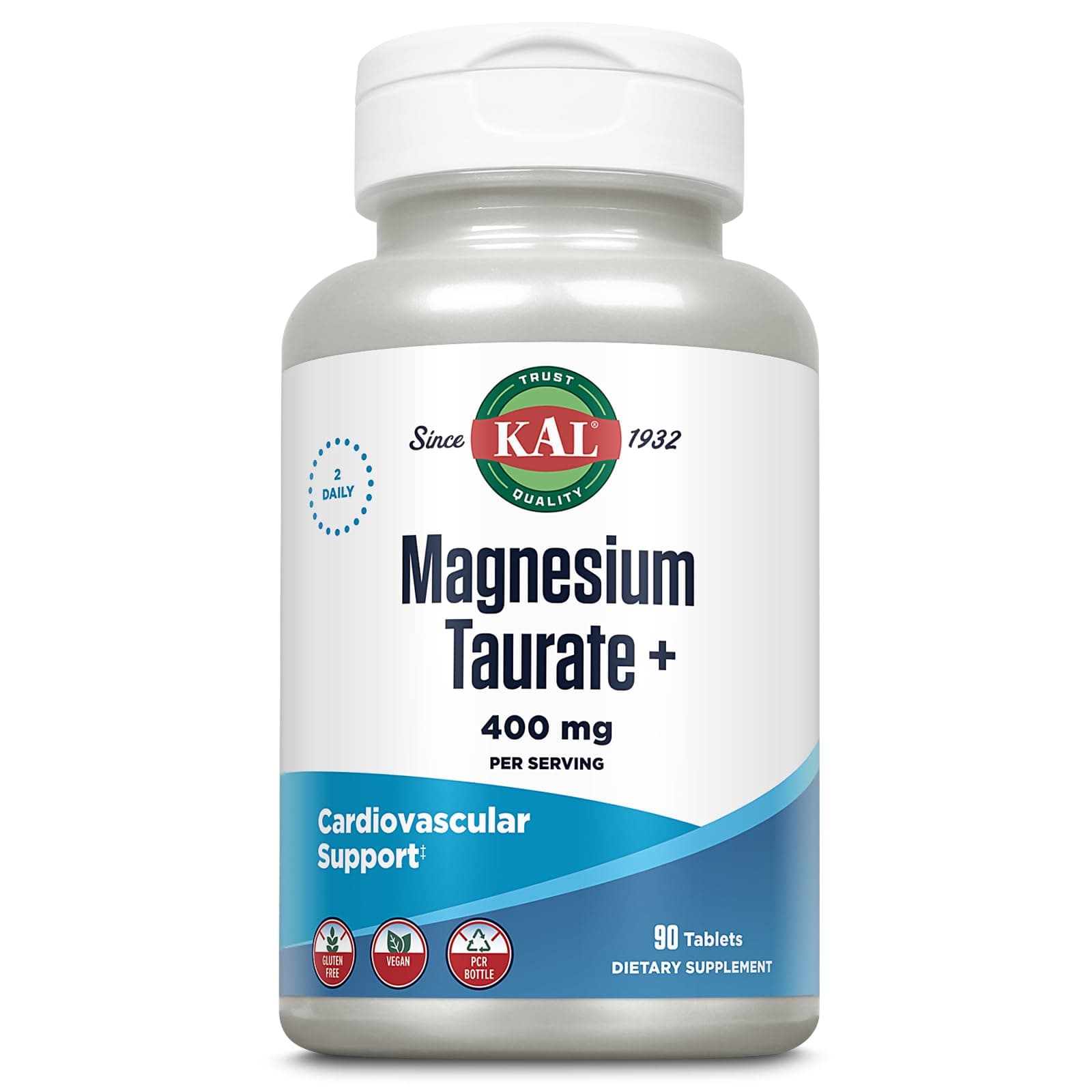 Magnesium Taurate+, 400mg(90 Tablets)
