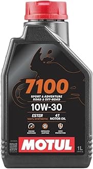 7100 4T 10W-30 Full Synthetic Motorcycle Oil - Ester Core Technology - API SP JASO MA2 Wet Clutch and DCT Safe - Engine Protection for Honda, Hero, TVS Motor - 1L