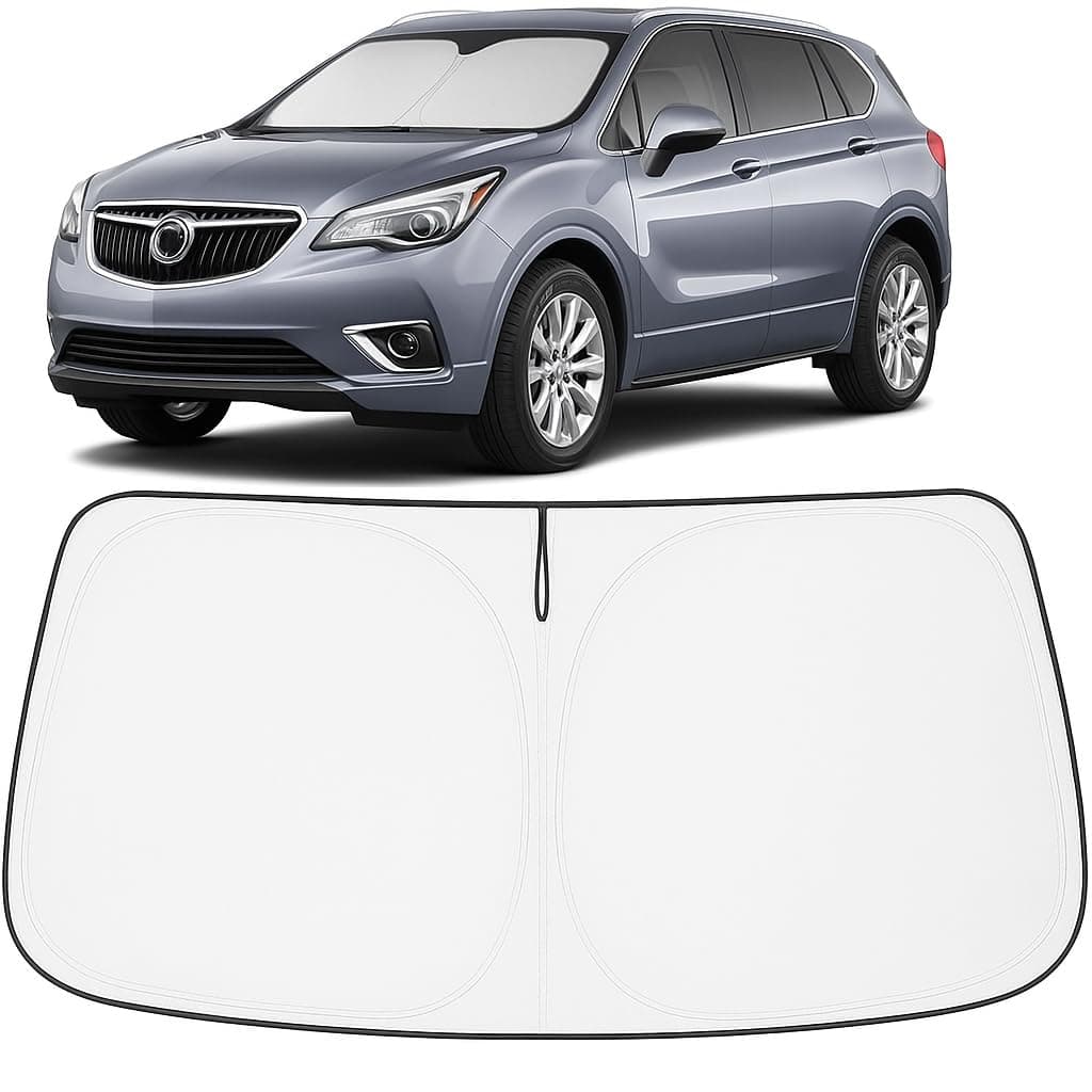 Proadsy 2026 Upgrade Front Windshield Sun Shade Foldable Sunshade Protector Custom Fit 2016-2020 Buick Envision 1SV, Preferred, Essence, Premium, Premium II SUV Accessories