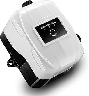 SMGXQ Small Water Pumps Booster Pump, Silent Brushless Supply Silence Automatic Pressure for Sprinklers Garden Showers Hose Kitchen Sink, White, 150W