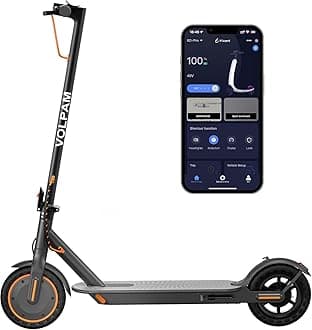 Adult Electric Scooter, 350W/500WMotor, 8.5"/10" Solid Tires, 19/22Mph, 32/28/23/21/18/16Miles Max Range, Dual Braking