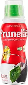 Prunelax Ciruelax Natural Laxative Regular Liquid, for Occasional Constipation, 4.05 fl oz, Red, (EX1391)