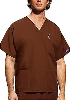 Cherokee Men & Women Scrubs Top Workwear Originals V-Neck 4876