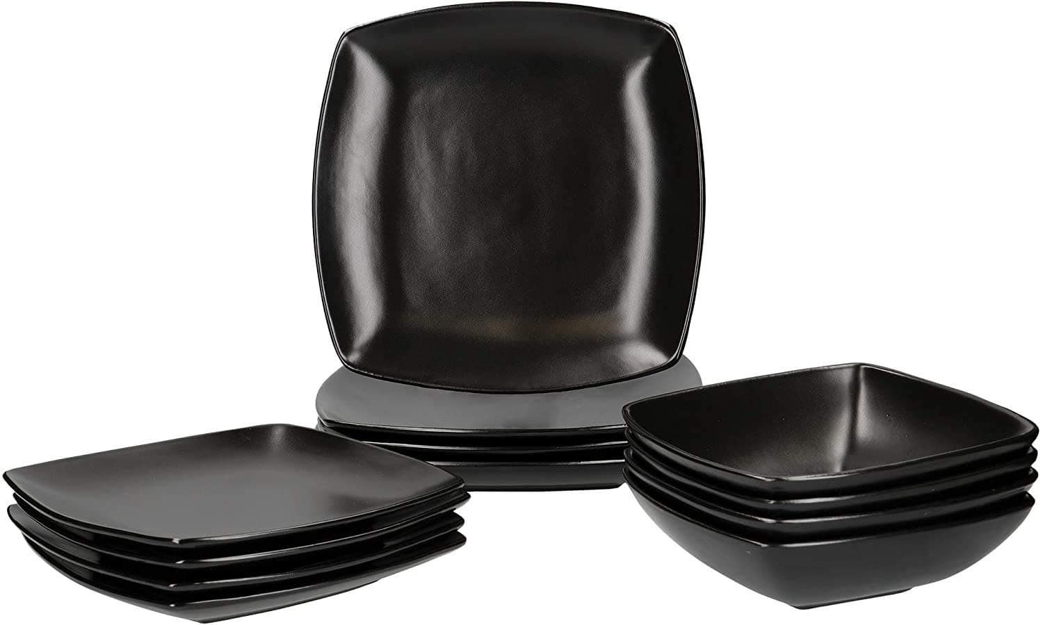 Creative Tops Raven Square Ceramic Dinner Set