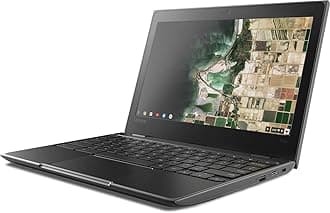 Lenovo 100e 81ER000BUS 11.6" HD Chromebook, Intel Dual-Core Celeron N3350 1.1 GHz up to 2.4 GHz, 4GB RAM, 16GB SSD, Bluetooth, USB Type C, 802.11ac, Webcam, Chrome OS (Renewed)