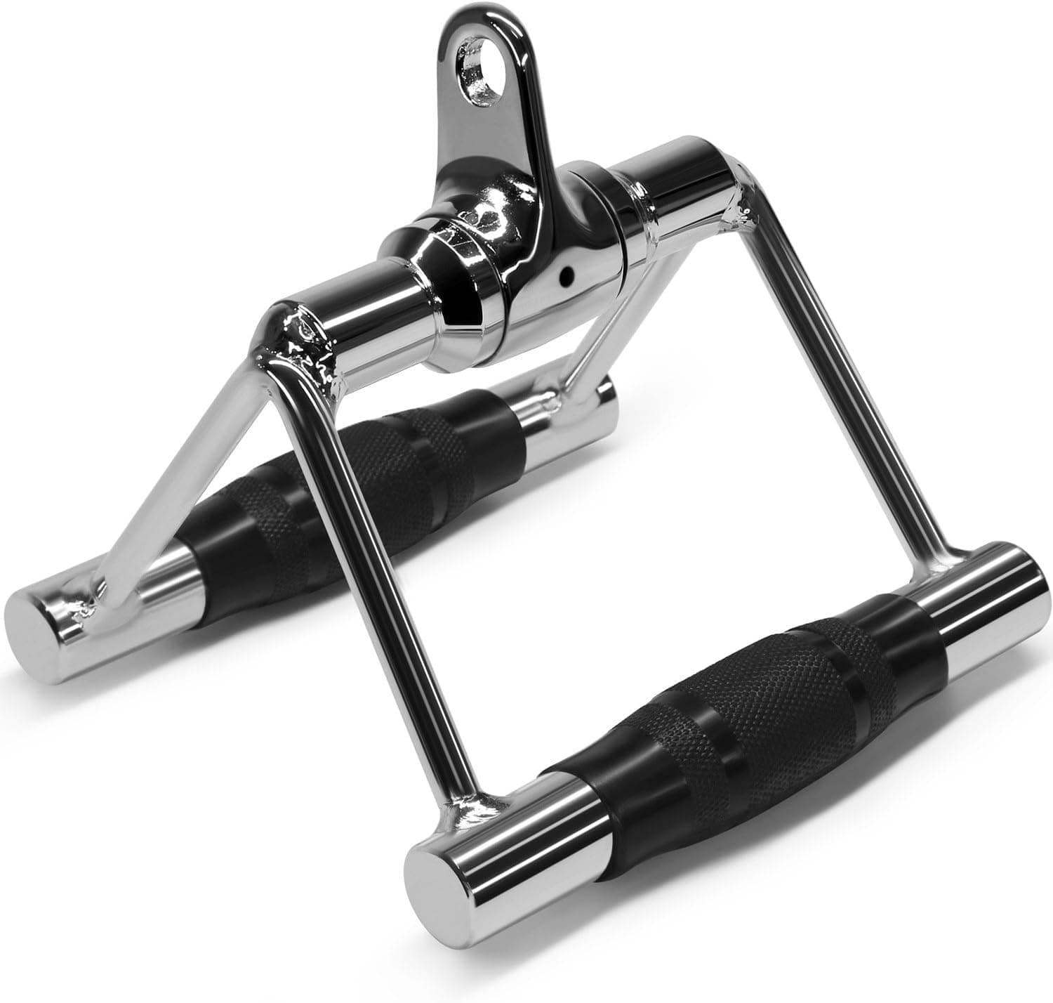 Yes4All Double D Row Handle Cable Attachment for Weight Workout, Cable Machine Accessories for Home Gym, LAT Pull Down V Bar with Capacity Up to 880LBS