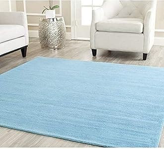 ZARACARPETS Solid Plain Exported Quality Hand Made Carpets and Rug Size 8 Feet by 10 Feet (8x10 feet) Teal