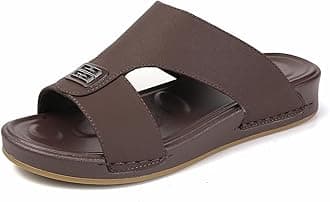 Arabic Slippers Men's Sandal Light Weight Slip On Ultra Soft Massage Grip Breathable Medical Water Proof Traditional Outdoor Arabic Sandals for Slippers Men, 45 EU