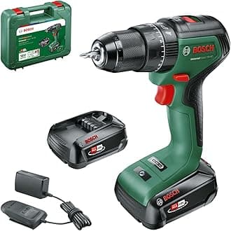 Home and Garden Cordless Combi Drill UniversalImpact 18 (2 batteries, 18 Volt System, in carrying case)