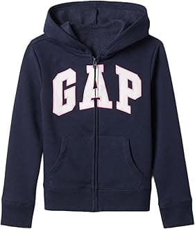 girls Logo Fz Hooded Sweatshirt