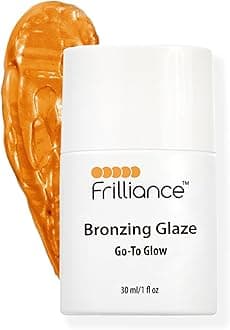 Frilliance Hydrating Go-To Glow, Bronzing Glaze Drops, Cruelty-Free Hypoallergenic for Teens of All Skin Types, 30 ml / 1 fl oz