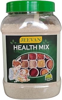 Jeevan Health Mix with 21 ingredients, Zero Sugar. 100% Natural Nutrition Drink 500gm