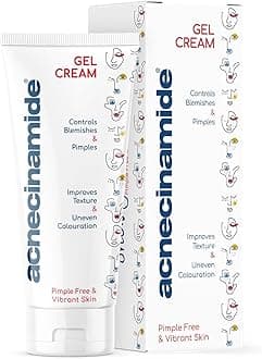Gel Cream, 50 mL, Daily Use For Oily and Acne Prone Skin to Clear Pimples, Blemishes and Spots and Prevent Breakouts
