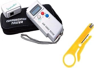 Digital display LAN Cable Tester LCT-300/400BK Free mini wire stripper yellow