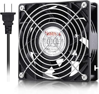 Wathai EC Industrial Housing Fan 120mm x 38mm Ball Bearing AC 110V 115V 120V 220V 240V Brushless Cooling Fan