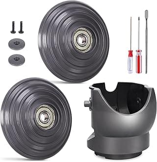 Ball Wheel + Vacuum Head Connector Replacement Compatible with Dyson V10 V11 V15 100W High Torque Cleaner Head Accessories