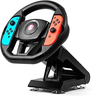 Numskull Joy-Con Steering Wheel Table Attachment for Nintendo Switch & OLED Model 2021 - Switch Racing Wheel Accessory