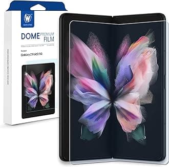 - DOME GLASS Whitestone GEN Film Screen Protector for Samsung Galaxy Z Fold 3 (2021) Anti-Bubble HD Clear Hard Coated PET Film Screen Guard