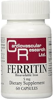 Ferritin Maximum Absorption Iron Supplement 1-Pack, 01-Cream,60 Capsules