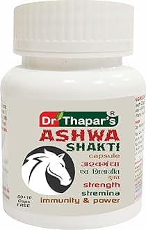 Ashwa Shakti Capsules with Shilajit Extract - Natural Booster - 60 Capsules