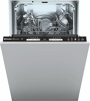 Candy CDIH 2L952-80 Slimline Integrated Dishwasher, 9 Place Setting, E Rated [Energy Class E]