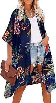 Moss Rose Women Summer Bikini Kimono Bathing Suit Cover Ups for Swimwear