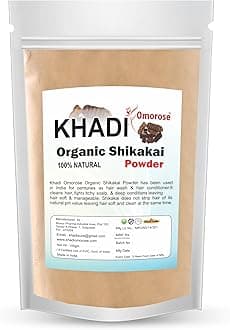 Khadi Omorose Shikakai Powder (Natural Hair Cleanser For Deep Cleansing and soft hairs),100 Grams