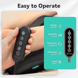 Snailax Shiatsu Lower Back Neck Massager with Heat, Kneading Back Massager for Back Pain Relief Deep Tissue, Vibration Massage Pillow Ideal Gifts for Men Women Mom Dad