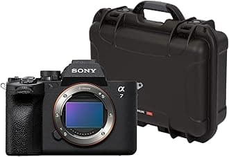 Alpha 7 IV Full-Frame Mirrorless Lens Camera (Body Only) Bundle with 920 Molded Interior Hard Case with Foam Insert and Lid Organizer for Sony A7R Camera (Black) (2 Items)