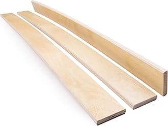 Pack of 10 pcs 5 cm wide Birch Wood Sprung Bed Base Replacement Slats Single Double (900 mm Long)