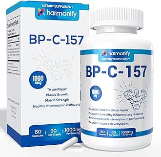 BPC-157 Capsules, Muscle&Workout Recovery, 60 Cnts, Vegan, Gluten Free