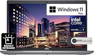 Dell Latitude 5550 Business Notebook 15.6" FHD Intel Ultra 7-155U (Beats i7-1355U), 64GB DDR5 RAM, 1TB NVMe, Wi-Fi 6E, BT, Backlit Keyboard, HD Webcam, RJ-45, Win 11 Pro