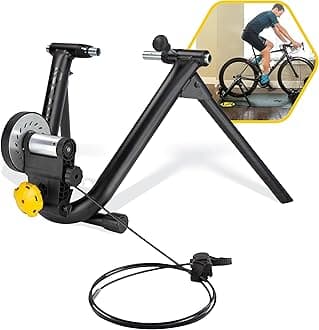 Mag Magnetic Indoor Bike Trainer, 700mm Wheel Size, 300 lb Load Capacity, Compatible with Zwift App
