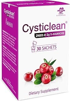 Cysticlean 240mg PAC + D-Mannose 2g